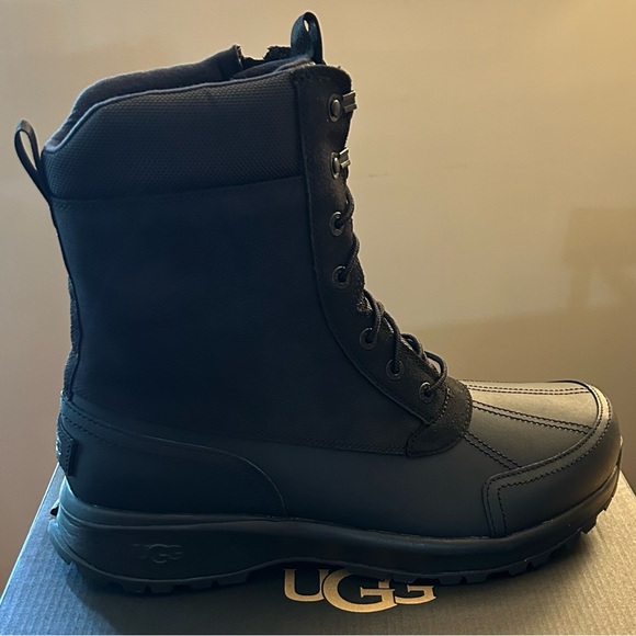 UGG Emmett Waterproof Leather Duck Boots - Picture 1 of 12